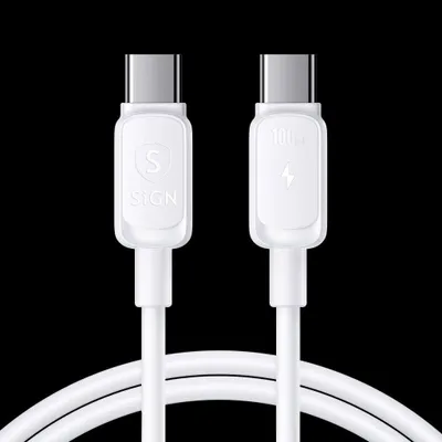 Immagine prodotto di Cavo da USB-C a USB-C 100 W, 2 m - Bianco