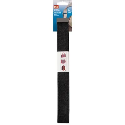 Obrázok produktu pre Popruh na tašky, 30 mm, 3 m, čierny