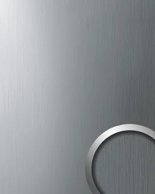 Produktbild von WallFace 10298 DECO Wand-Paneel Platte Metall Einrichtungs silber gebürstet | 2,60 qm