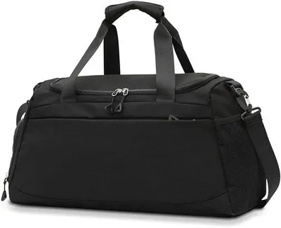 Produktbild von Unyqoos® Geräumige Sport- & Reisetasche 49,8 x 22,9 x 26,9 cm – wasserabweisendes Oxford, Schuhfach & Nassfach, 2 Innenfächer, verstellbarer Schultergurt, Damen & Herren