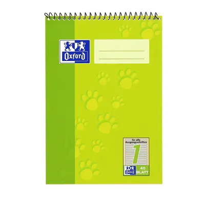 Immagine prodotto di Oxford 100050384 Blocco a spirale Lin.1 - A5, 40 fogli, 90 g/m2