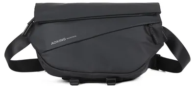 Imagen del producto de Bolsa de hombro uni Aoking, color , fabricada en poliéster, con correa ajustable, de 30,5 x 19,5 cm