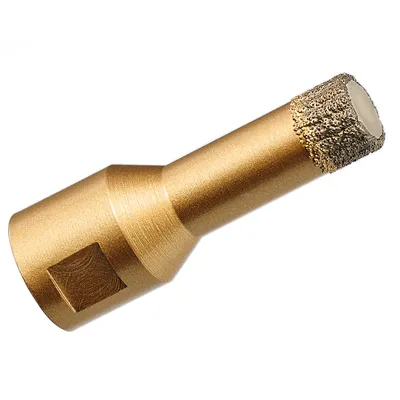 Produktbild von GraniFix Ø 15 mm Diamantbohrer M14 Bohrkrone Fliesenbohrer Trockenbohrer Diamantbohrkrone für Winkelschleifer Trennschleifer
