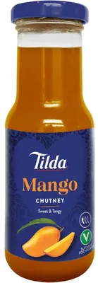 Produktbild von Tilda Mango Chutney 250g – Würzig-fruchtiger Dip & Beilage, authentisch