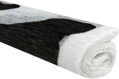 Produktbild von TYMOS-Krepppapier mit Kuhmuster, 10 Rollen à 50 x 200 cm