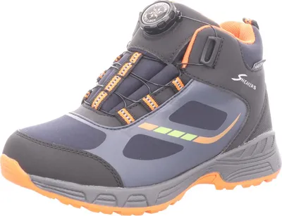 Produktbild von Sneakers Kinder-Jungen-Outdoor-Allwetterstiefel Blau-Schwarz-Orange-Mehrfarbig, Farbe:blau, EU Größe:35
