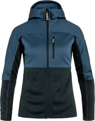 Produktbild von Fjällräven Abisko Trail Kapuzenfleece Blau S Damen Blau S