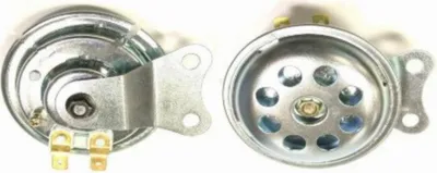 Zdjęcie produktu dla Klakson motocyklowy 12V DC JMP srebrny 72 mm