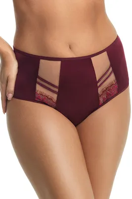 Zdjęcie produktu dla Gorsenia k498 paradise bordo s majtki brazyliany