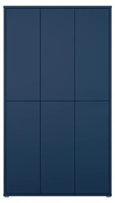 Produktbild von Schuhschrank >ALICE SPRINGS< in Nachtblau - 109,2x191,9x34,9cm (BxHxT)