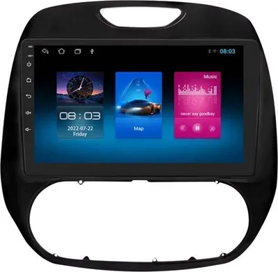 Immagine prodotto di Autoradio con Bluetooth e CarPlay per Renault Kaptur (2016-2019) - Compatibile con Apple e Android - Impianto stereo - Sistema di navigazione - 1 GB/16 GB