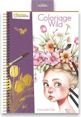 Immagine prodotto di Libro da colorare Avenue Mandarine Coloriage Wild A4