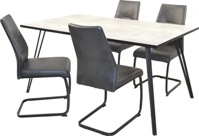 Produktbild von Tischgruppe- 5teilig Cora