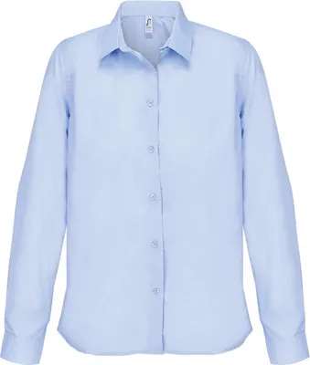 Image de SOLS - Chemise « Bailey » pour femmes, popeline, manches longues PC8162 (XL) (bleu ciel)
