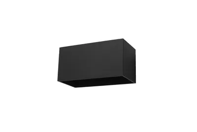 Image de Applique QUAD MAXI noir 2xG9 8W aluminium 10x12x20cm Sollux Lighting
