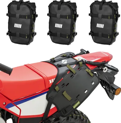Zdjęcie produktu dla SCHNORR BagHub + torby boczne zestaw 3 miękkich toreb motocyklowych 18 L - kompatybilne z Honda CRF 300 L