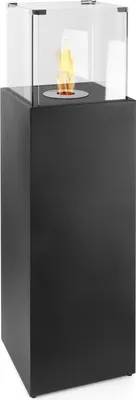 Produktbild von Moritz Ethanol Kamin I großer Standkamin I  121 x 35 x 35 cm I Säule I 1 Liter Brenner I Bioethanol Kamin