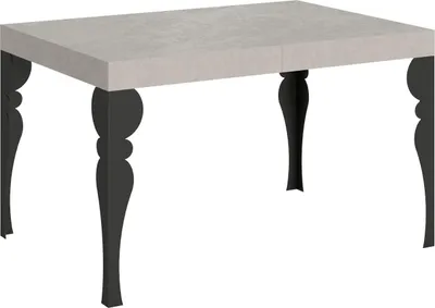 Obrázek produktu pro Rozkládací stůl Paxon Cashmere 140/224x80 cm s nohami v antracitové barvě