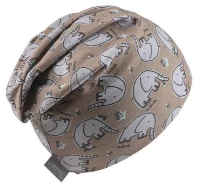Produktbild von Sterntaler Beanie Mütze Elefanten beige braun 43