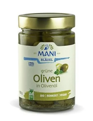 Obrázek produktu pro Zelené olivy v olivovém oleji 280g