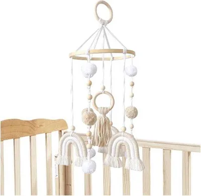 Produktbild von Famanu Baby-Mobile mit Musik - Regenbogen-Thema