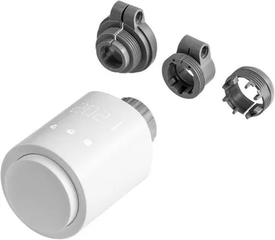 Obrázek produktu pro Termostatická hlavice pro radiátory s Wi-Fi, kompatibilní s Tuya Smart, závit M30 x 1,5 mm, hystereze +/- 5,5 K, baterie součástí balení, úsporná