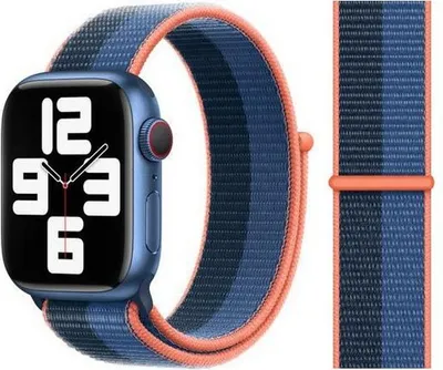 Obrázek produktu pro Originální Apple Sport Loop Armband 38/40/41mm MN5H3ZM/A Blue Jay/Abyss Blue