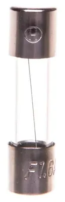 Obrázok produktu pre Poistka, typ: 5x20 mm, prúd: 1,6 A, charakteristika: rýchla, napätie: 250 V, kód: 006710019, balenie: 10 kusov