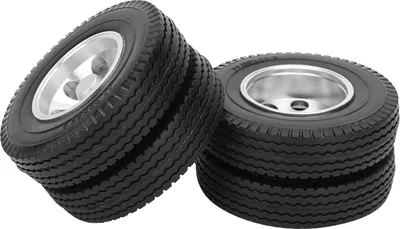 Produktbild von 2szt RC Anhänger Hinterräder Reifen do Tamiya 1/14 Traktor -LKW -Kletterteile
