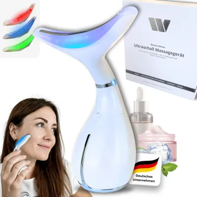 Produktbild von Winch Anti-Aging-Wunder Gegen Falten [Neuheit] – Beauty Deluxe | Hautverjüngung mit TriGlow-Lichttherapie & HeatCool Technologie, Gesicht & Hals Lift
