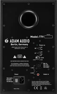 Productafbeelding van Adam T7V, zwart
