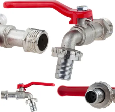 Obrázok produktu pre 1/2 kľukový ventil pre sudy Mauzer Garden To Water