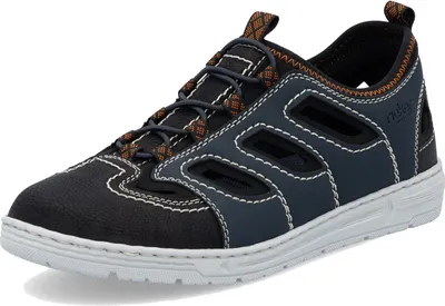 Produktbild von Rieker Sportliche Slipper Herren 31373432373833 Blau 41 EU