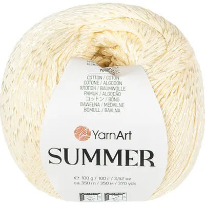 Produktbild von Garn SUMMER – 100 g, 350 m – Beige