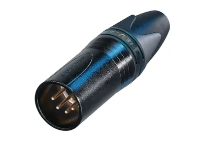 Produktbild von trik NC5MXX-B, XLR, Schwarz, Nickel/Gold, IP40, 1 mm², 1500 V