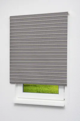 Produktbild von Lysel Outlet - Verdunklungsrollo Braun gestreift (B x H) 60cm x 190cm
