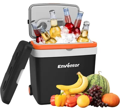 Imagen del producto de Enfriador eléctrico, capacidad de 33 litros, doble función, color