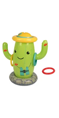 Image de PLAYTIVE® Rinceur d'eau Cactus avec 3 anneaux gonflables env. 98x105x65