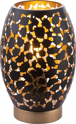 Produktbild von Globo Lighting Tischleuchte Metall goldfarben, 1x E27