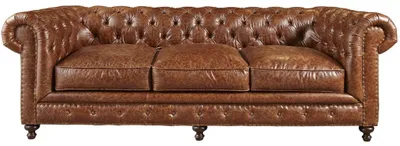 Produktbild von Chesterfield Sofa Couch Polster Stoff Leder Couchen  Polster Garnitur 3 Sitzers