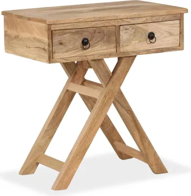 Obrázek produktu pro vidaXL Odkládací stolek z mangového dřeva, masiv 65 x 40 x 76 cm
