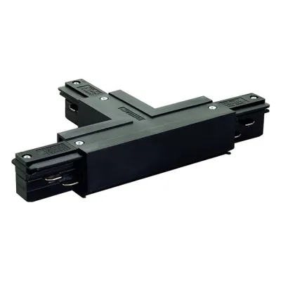 Image de Eutrac 145630 High voltage mounting rail T-connector SLV Black