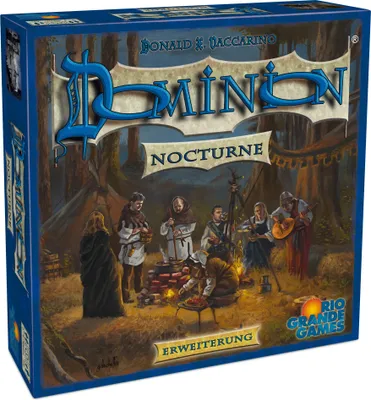 The image shows the front of a board game box with a medieval-themed illustration.