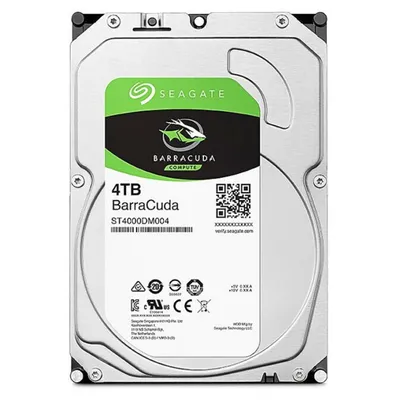 Produktbild von SEAGATE Desktop Barracuda 5400 4TB HDD 5400rpm SATA serial ATA 6Gb/s NCQ 256B cache 8,9cm 3,5Zoll BLK Retail SinglePack