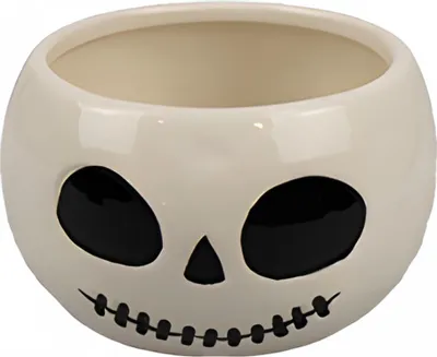 Produktbild von Kleine Totenkopf Schale als Halloween Homeware 12,5 Ø