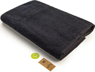 Produktbild von A&R 007.50 | Badetuch  / -Standard 100 / 100 x 210 cm - Farbe: Black - Größe: 100 x 210 cm