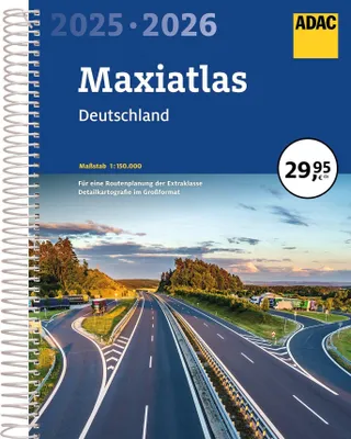 Produktbild von ADAC Maxiatlas 2025/2026 Deutschland 1:150.000