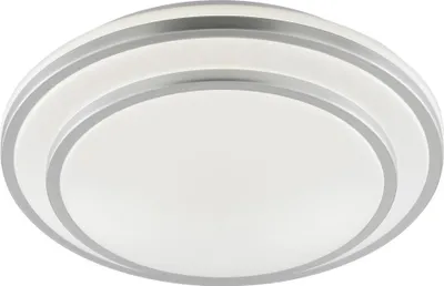 Produktbild von Brilliant LED Deckenleuchte Luciano Ø 29,5 x 6,5 cm neutralweiß aluminium weiß