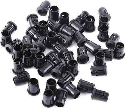 Image de Assemblage électronique avec support LED 50 pièces 3 mm, 5 mm, 8 mm, 10 mm, nylon noir