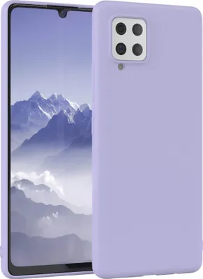 Produktbild von EAZY CASE - TPU Hülle für Samsung Galaxy A42 5G, TPU Case stoßfeste Handyhülle, weiches Cover mit Kameraschutz, Silikonhülle in Lila